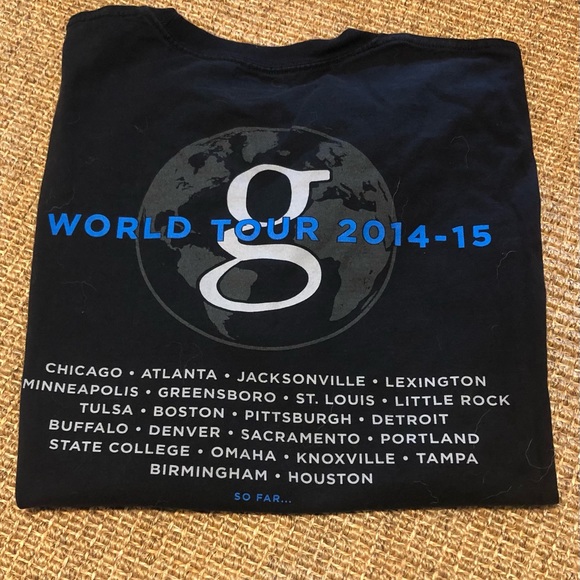 Garth Brooks World Tour 2014-2015 Concert Tee by Hanes in Size XL - Picture 3 of 5